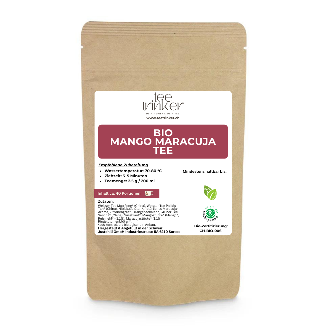 BIO Mango Maracuja Tee